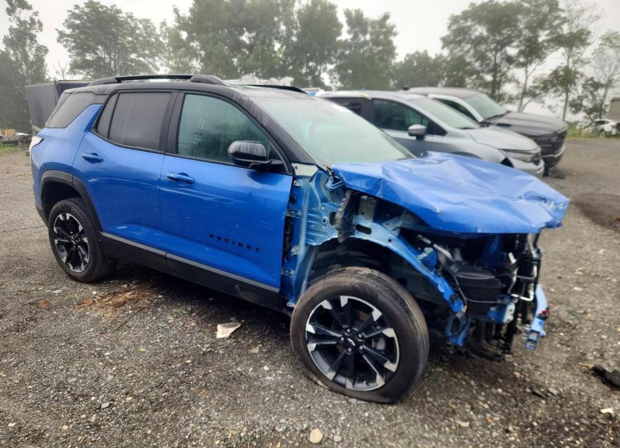 Salvage 2025 Chevrolet Equinox Rs in Blue