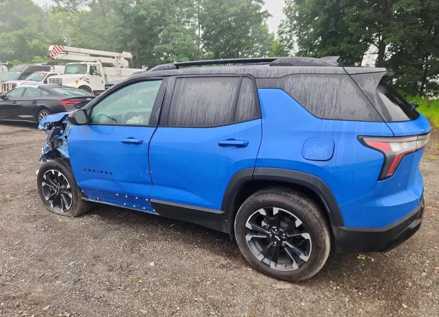 Salvage 2025 Chevrolet Equinox Rs in Blue