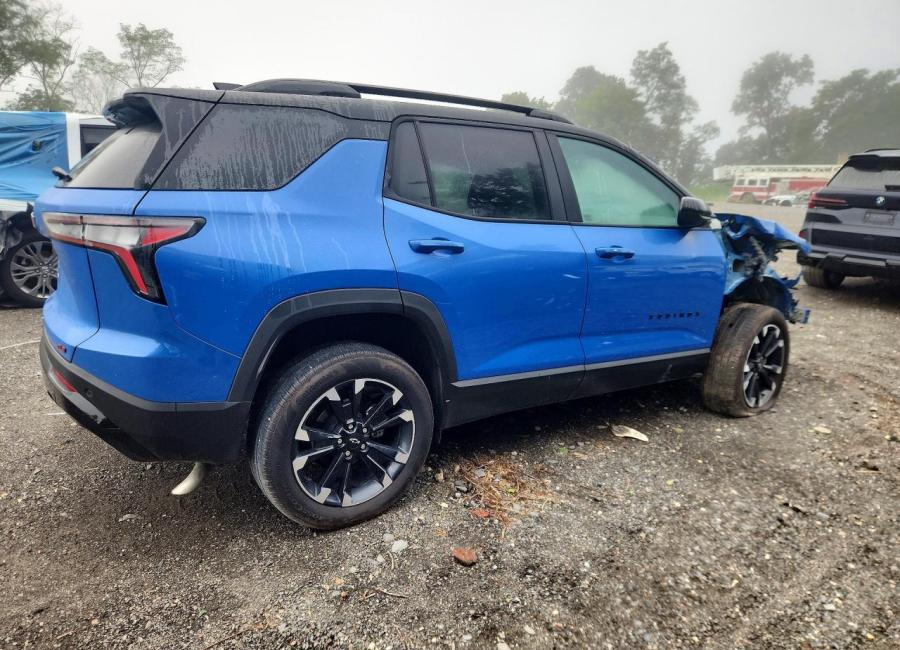 Salvage 2025 Chevrolet Equinox Rs in Blue