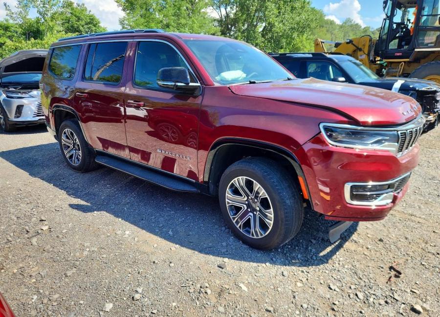 Salvage 2024 Jeep Wagoneer  in Burgundy