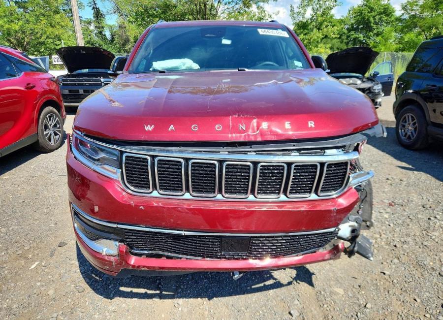 Salvage 2024 Jeep Wagoneer  in Burgundy
