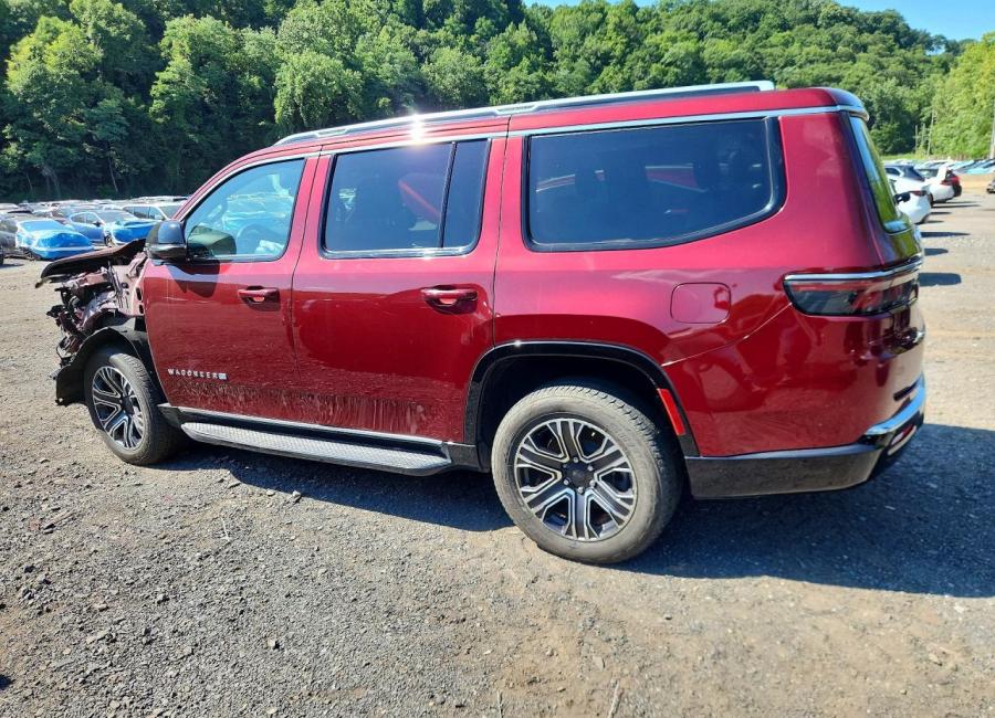 Salvage 2024 Jeep Wagoneer  in Burgundy