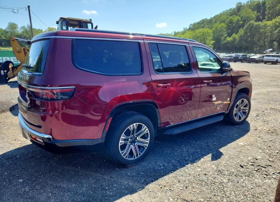 Salvage 2024 Jeep Wagoneer  in Burgundy