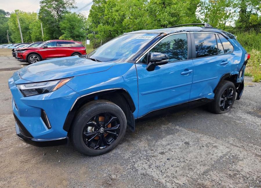 Salvage 2024 Toyota Rav4 Xse in Blue