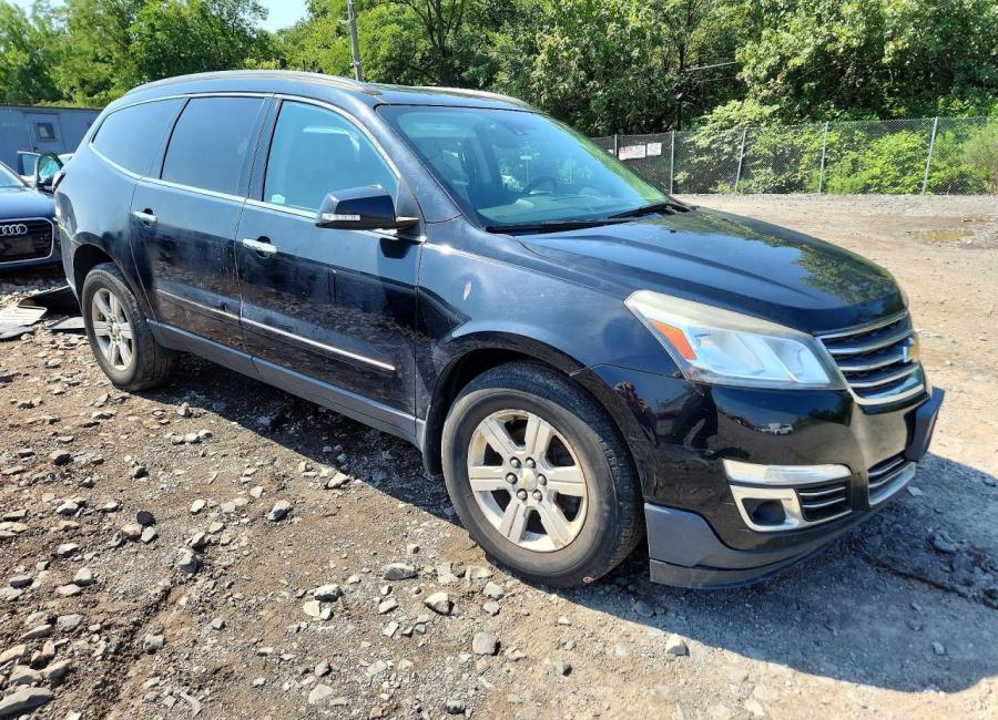 Salvage 2017 Chevrolet Traverse Premier in Black