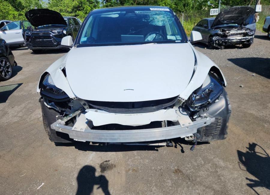 Salvage 2022 Tesla Model Y  in White