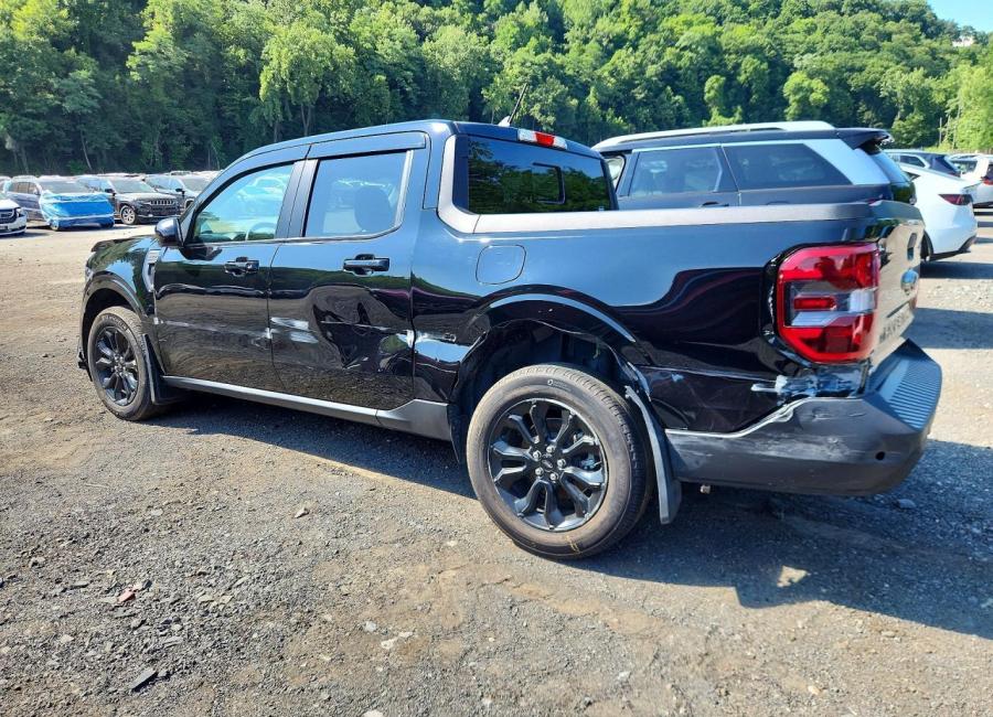 Salvage 2024 Ford Maverick Lariat in Black