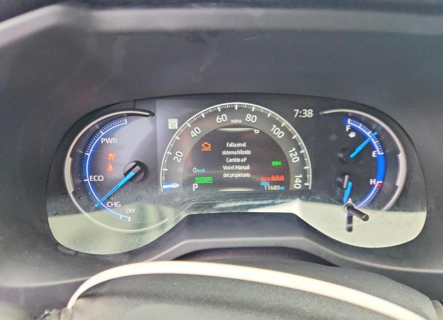Salvage 2025 Toyota Rav4 Hybrid Xle in Silver