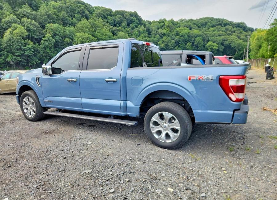 Salvage 2023 Ford F150 Platinum in Blue