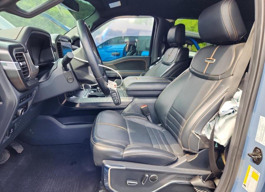 Salvage 2023 Ford F150 Platinum in Blue