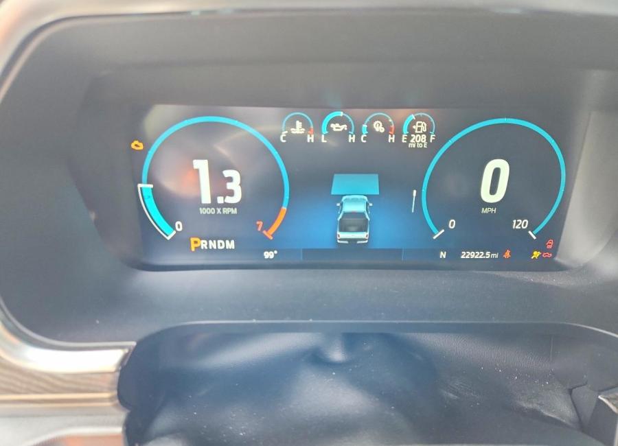 Salvage 2023 Ford F150 Platinum in Blue