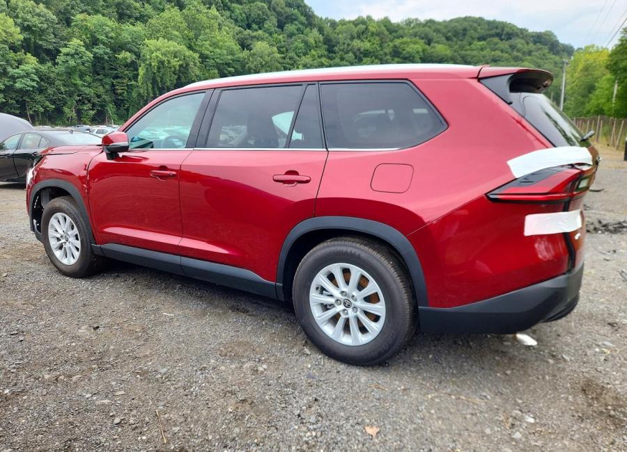 Salvage 2026 Toyota Grand Highlander Xle in Burgundy