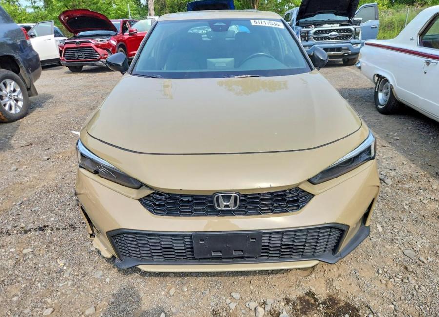 Salvage 2025 Honda Civic Sport Touring in Brown