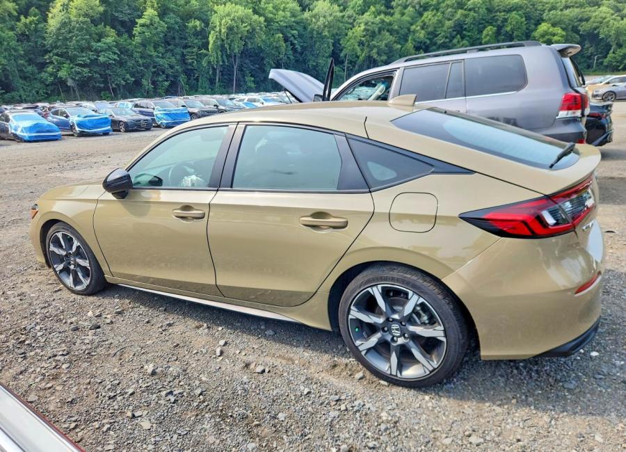 Salvage 2025 Honda Civic Sport Touring in Brown