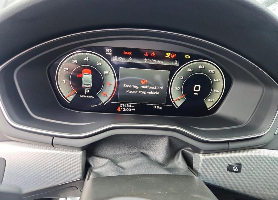 Salvage 2025 Audi A5 Premium 45 in Black