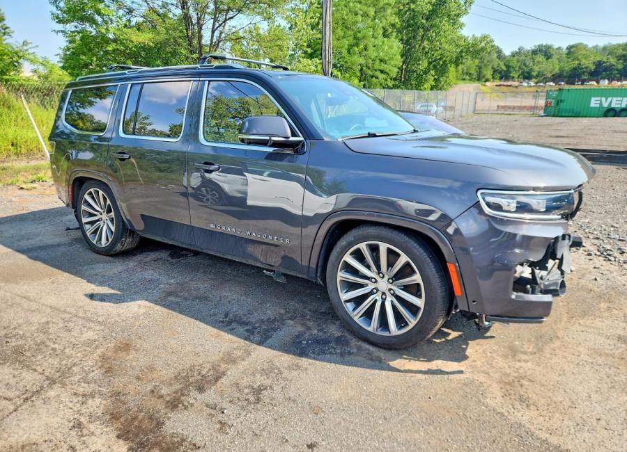 Salvage 2022 Jeep Grand Wagoneer Series Ii in Gray