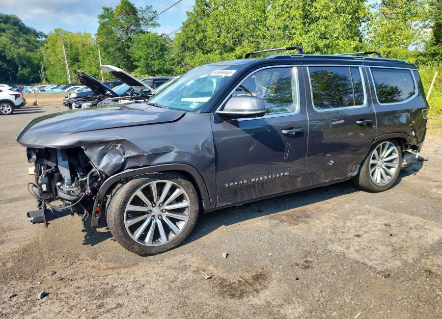 Salvage 2022 Jeep Grand Wagoneer Series Ii in Gray