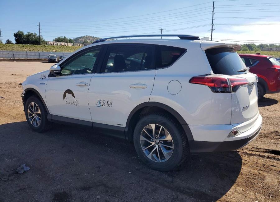 Salvage 2018 Toyota Rav4 Hybrid Le in Gray
