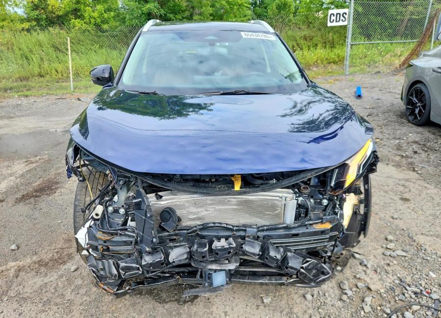 Salvage 2025 Nissan Rogue Platinum in Blue