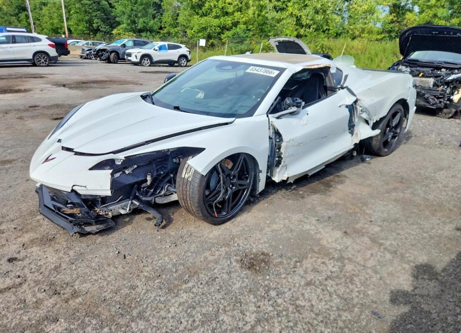 Salvage 2024 Chevrolet Corvette  in White