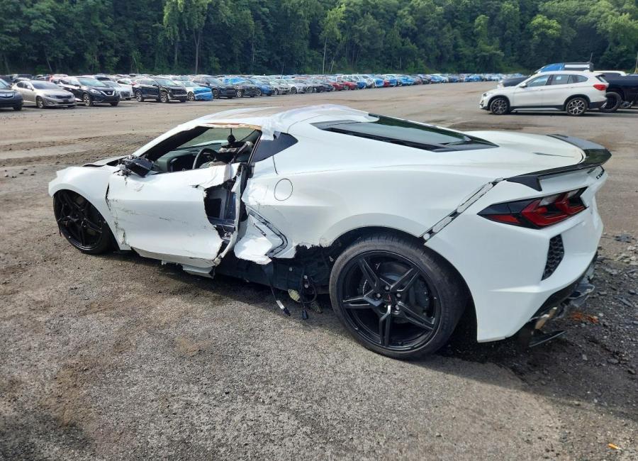 Salvage 2024 Chevrolet Corvette  in White
