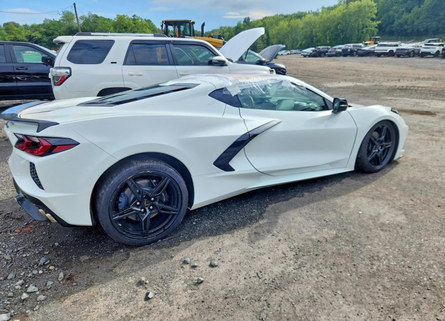 Salvage 2024 Chevrolet Corvette  in White