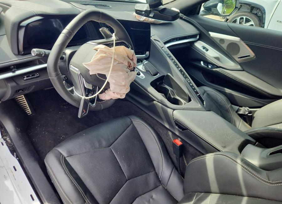 Salvage 2024 Chevrolet Corvette  in White