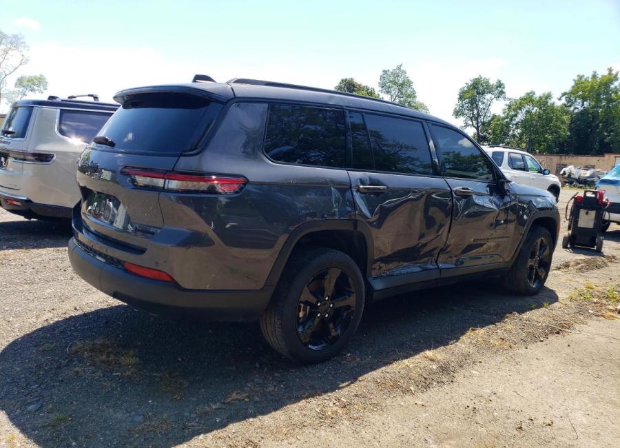 Salvage 2024 Jeep Grand Cherokee L Limited in Black