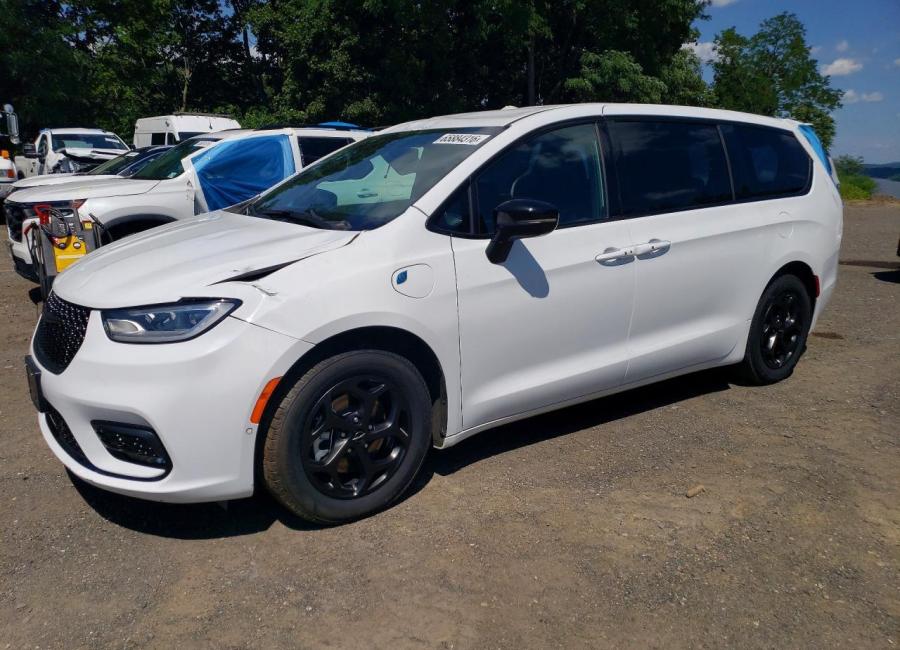 Salvage 2024 Chrysler Pacifica Hybrid Select in White