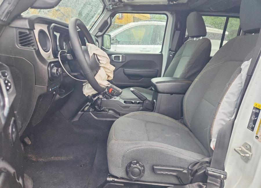 Salvage 2024 Jeep Wrangler 4xe in White