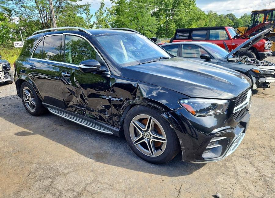 Salvage 2024 Mercedes Benz Gle 580 4matic in Black