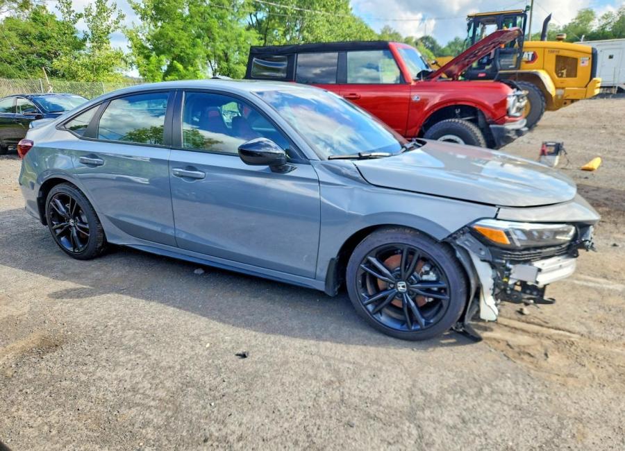 Salvage 2026 Honda Civic Si in Gray
