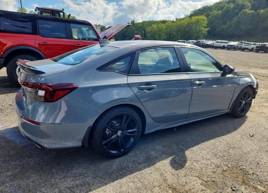 Salvage 2026 Honda Civic Si in Gray