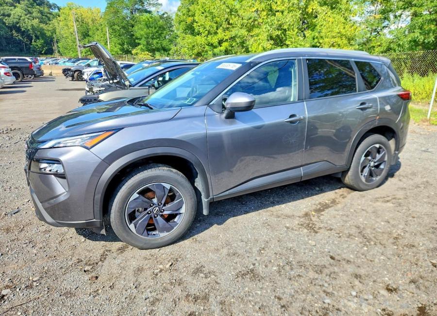 Salvage 2024 Nissan Rogue Sv in Gray