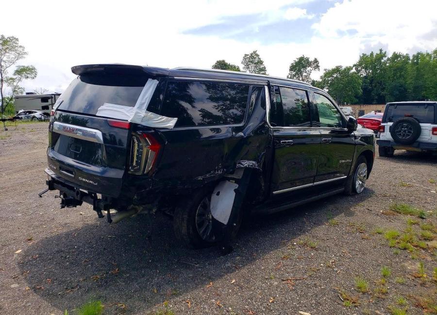 Salvage 2024 Gmc Yukon Xl Denali in Black