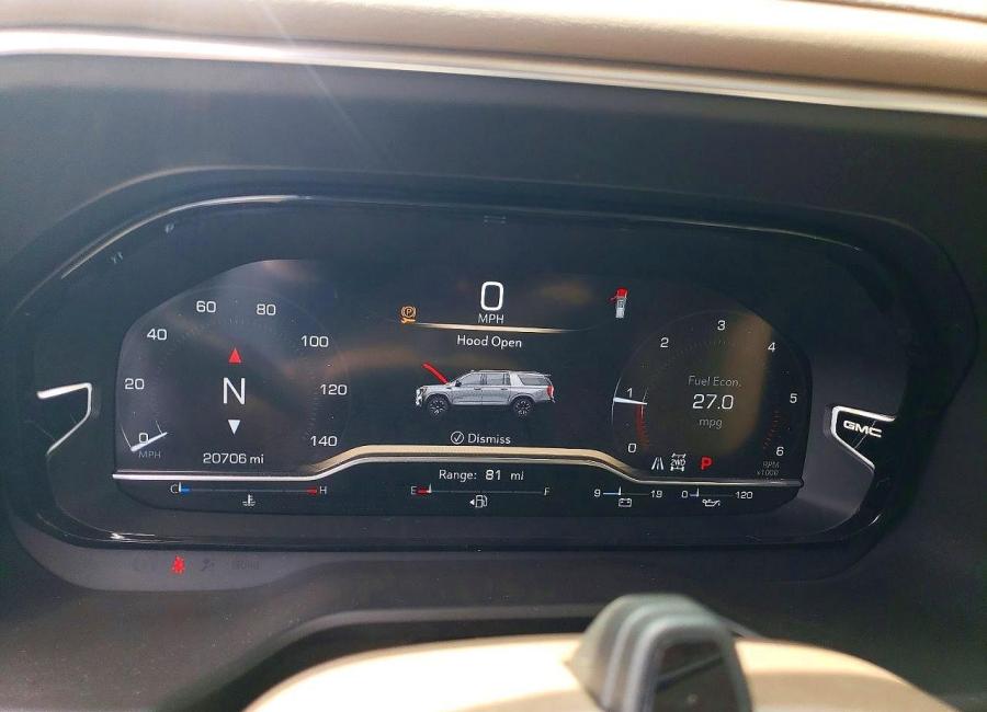 Salvage 2024 Gmc Yukon Xl Denali in Black
