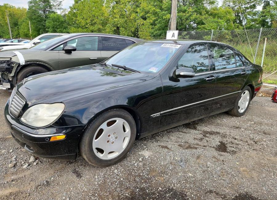 Salvage 2002 Mercedes-benz S600  in Black
