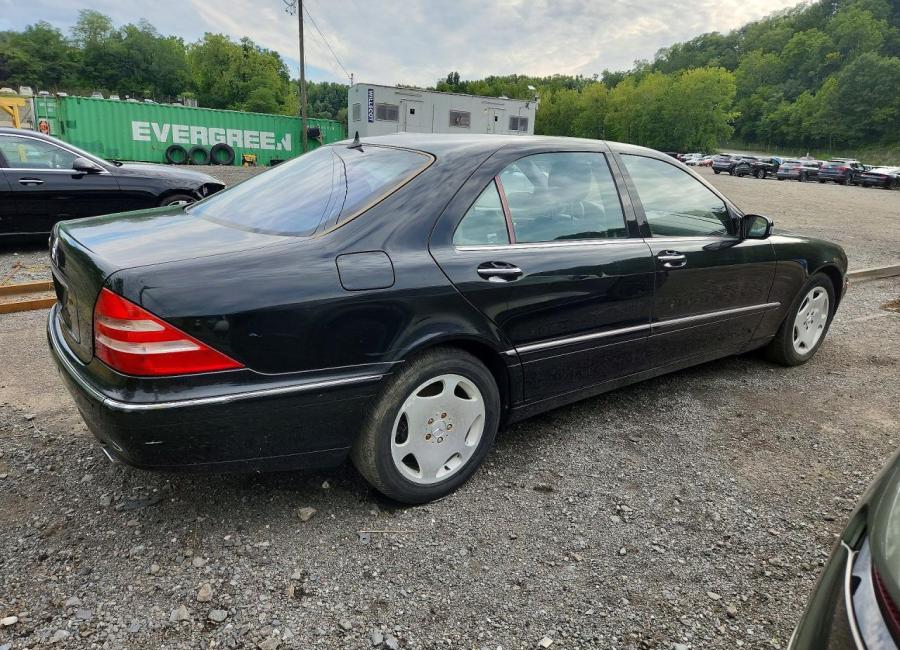 Salvage 2002 Mercedes-benz S600  in Black