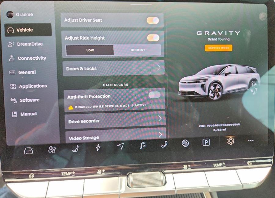 Salvage 2026 Lucid Motors Gavity  in Gray