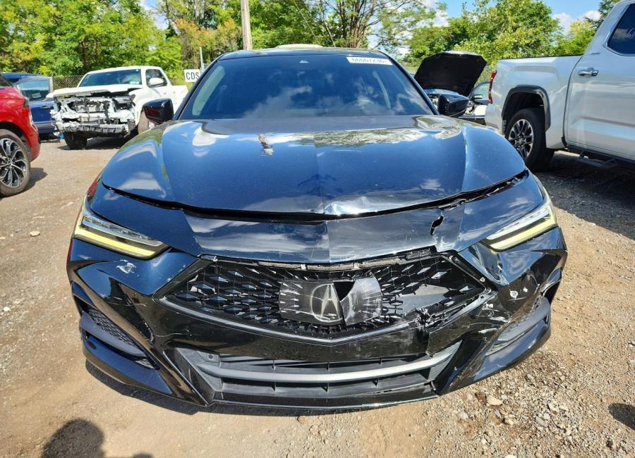 Salvage 2021 Acura Tlx Technology in Black