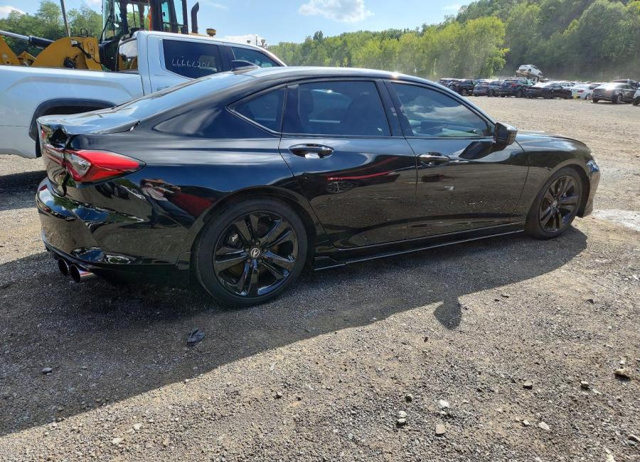 Salvage 2021 Acura Tlx Technology in Black