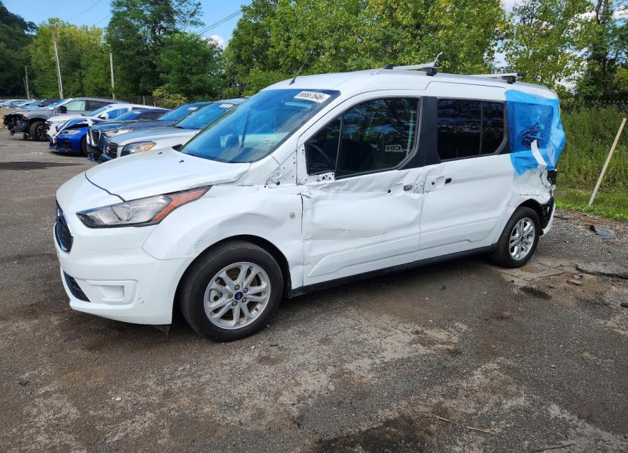 Salvage 2023 Ford Transit Connect  in White
