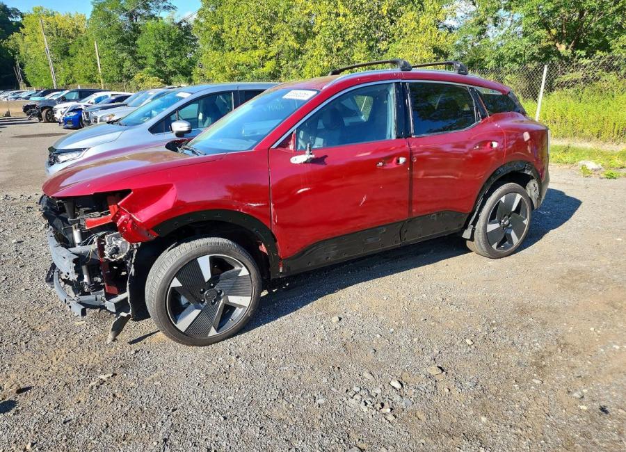 Salvage 2026 Nissan Kicks Sr in Burgundy