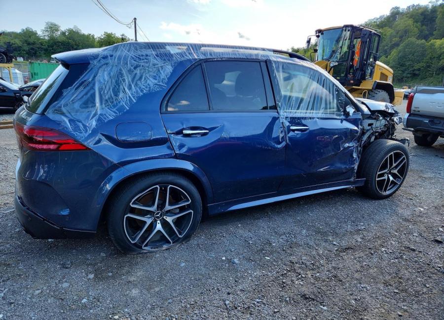 Salvage 2024 Mercedes Benz Gle 53 4matic in Blue