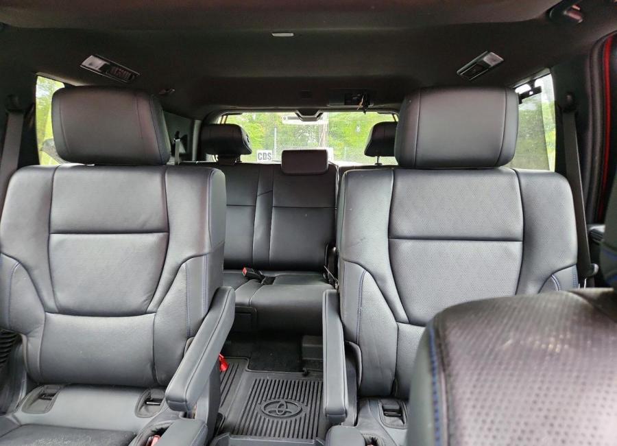 Salvage 2025 Toyota Sequoia Platinum in Burgundy