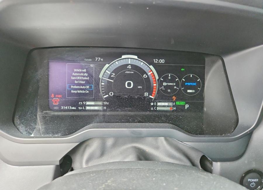 Salvage 2025 Toyota Sequoia Platinum in Burgundy
