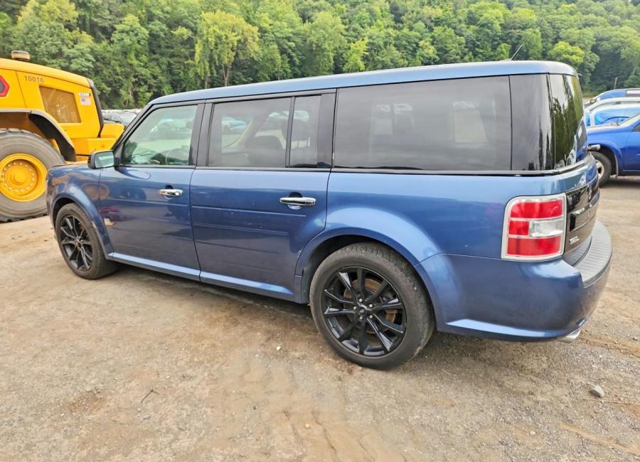 Salvage 2018 Ford Flex  in Blue