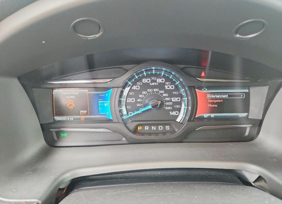 Salvage 2018 Ford Flex  in Blue