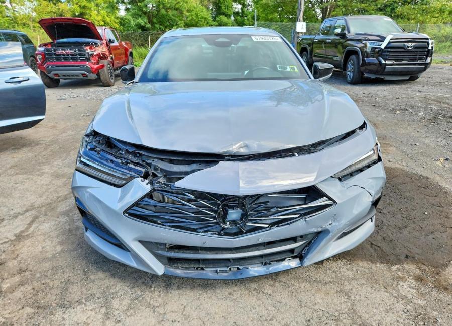 Salvage 2024 Acura Tlx A-spec in Gray