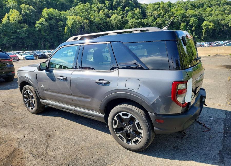 Salvage 2024 Ford Bronco Sport Outer Banks in Gray